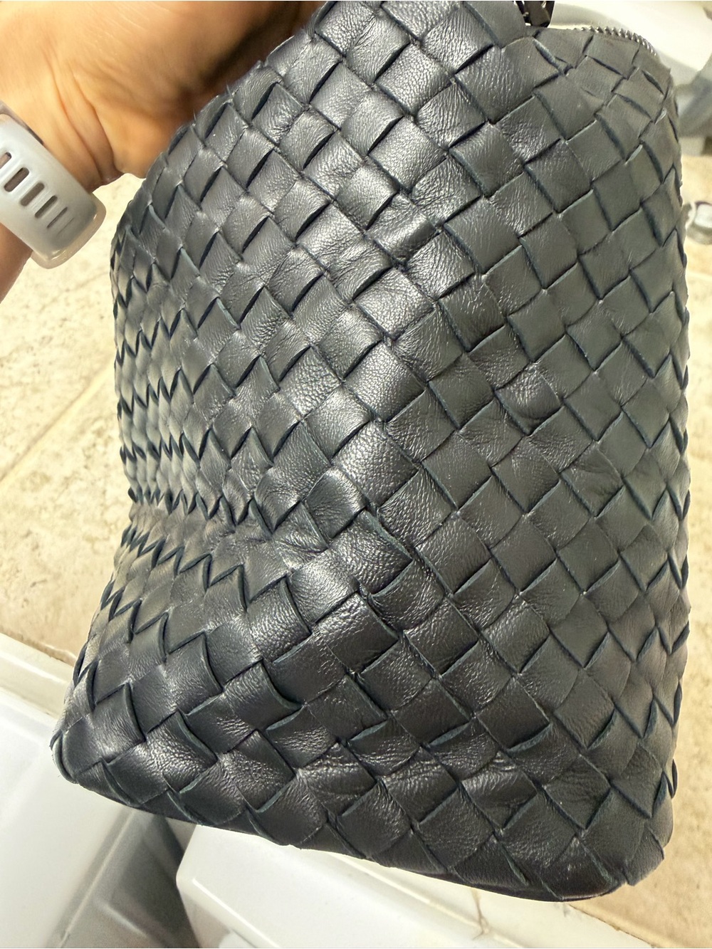 Bottega Veneta Intrecciato Leather Shoulder Bag - Picture 16 of 16